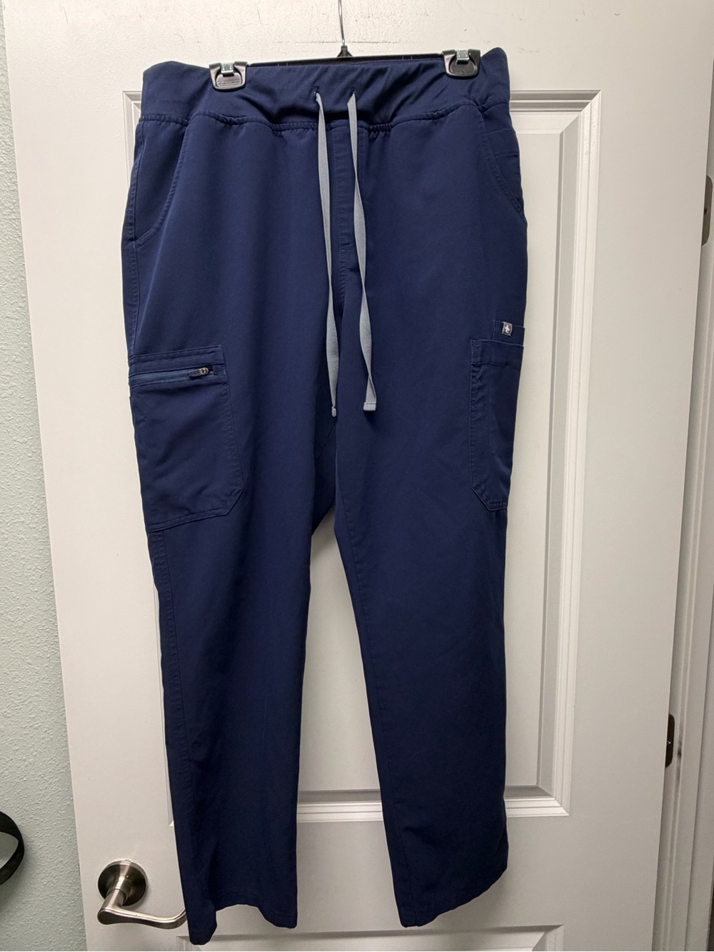 Figs Navy High Waisted Yola Scrub Pants XL